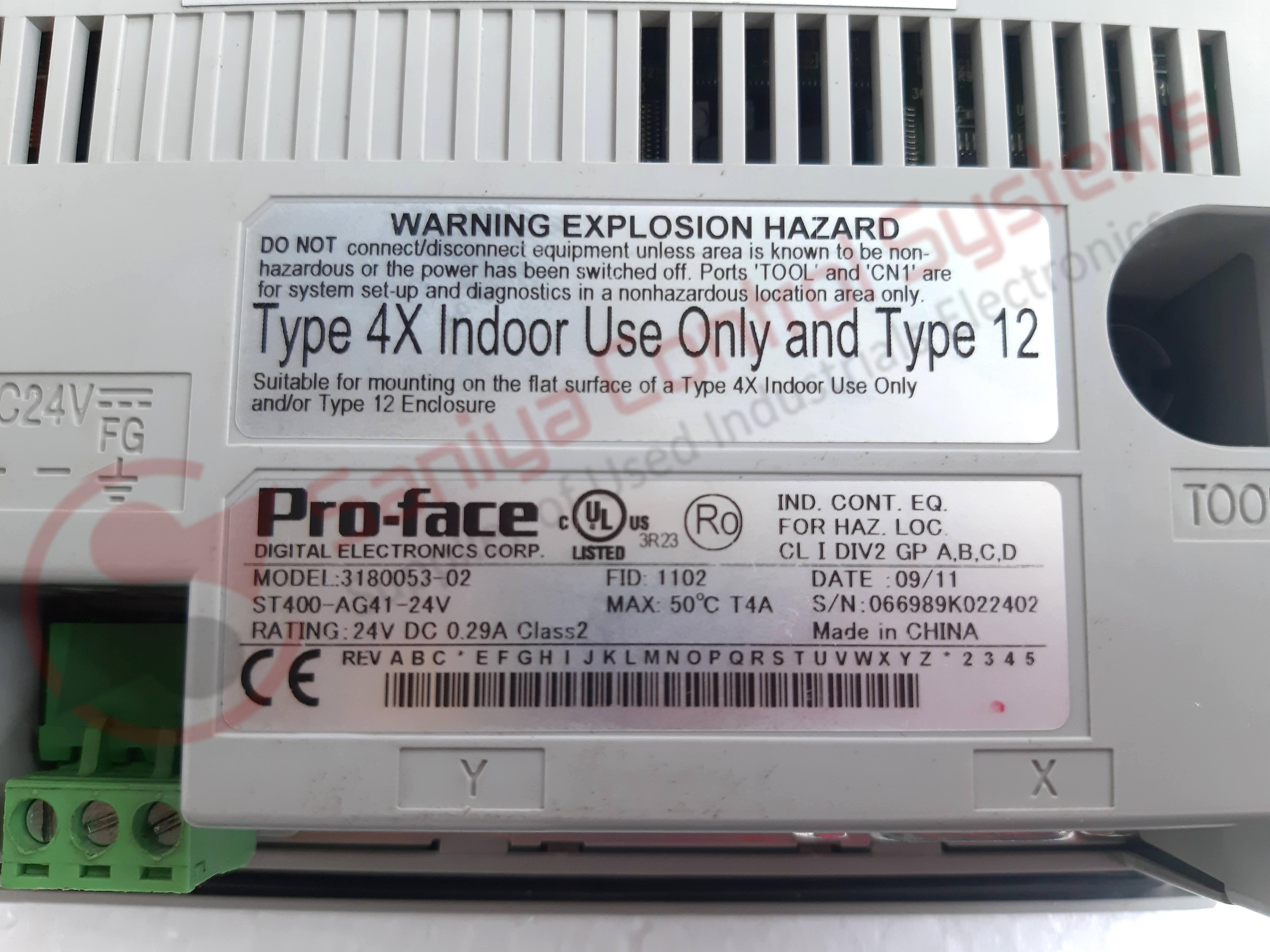 Pro Face St400-ag41-24v 3180053-02 Touch Screen