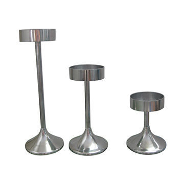 Brass Candle Holder With Side Stand
