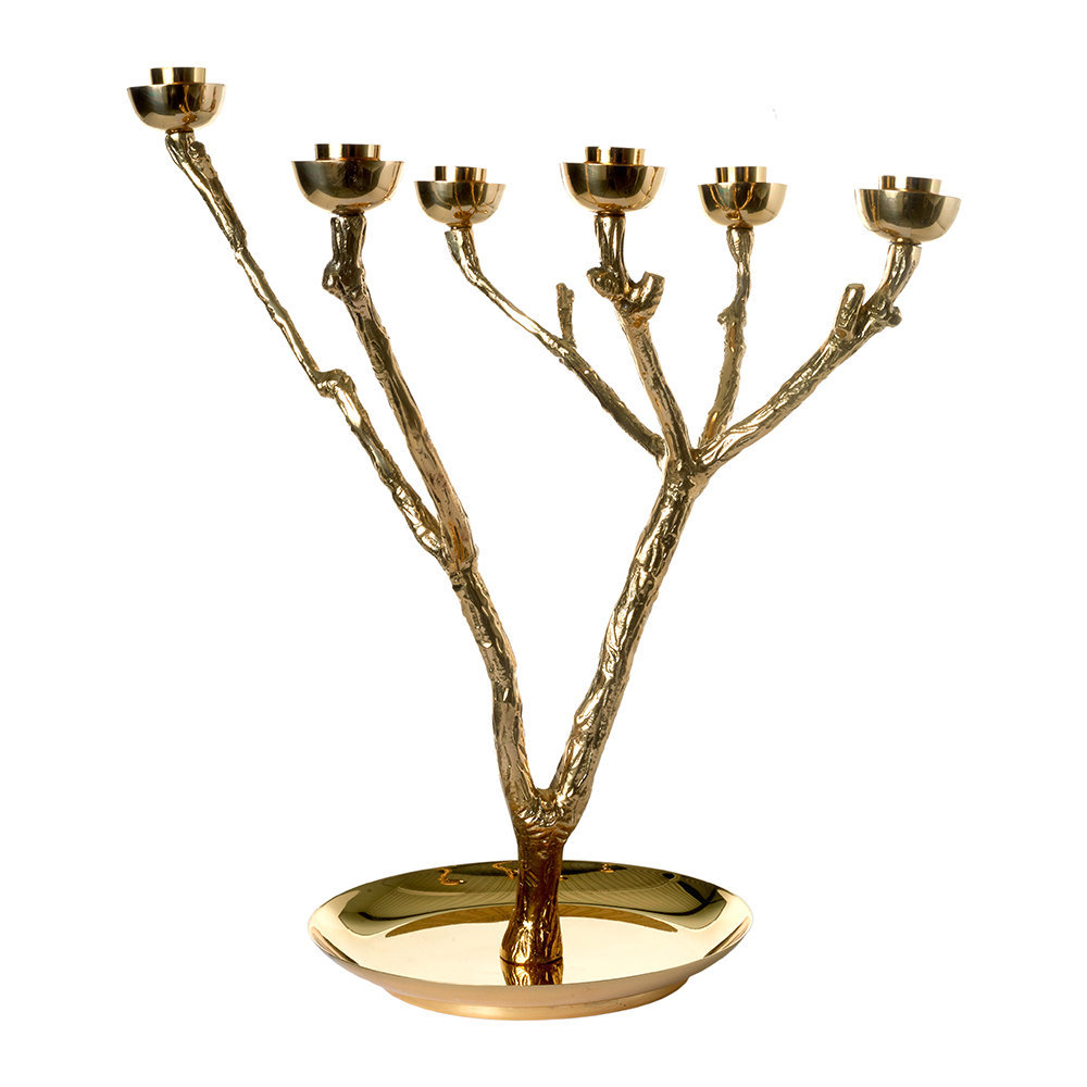 Branch Candle Stand Full Engraved