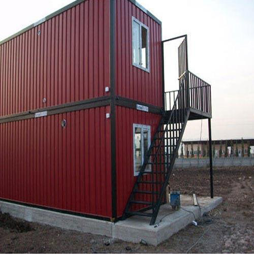 Outdoor Prefab Bunk House - Color: Red
