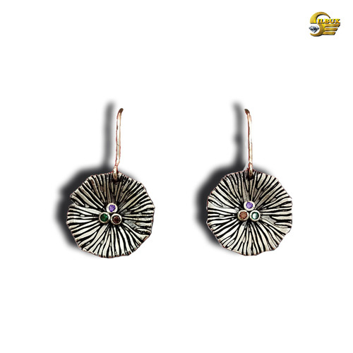 सुंदर ऑक्सीडाइज्ड सिल्वर इयररिंग्स