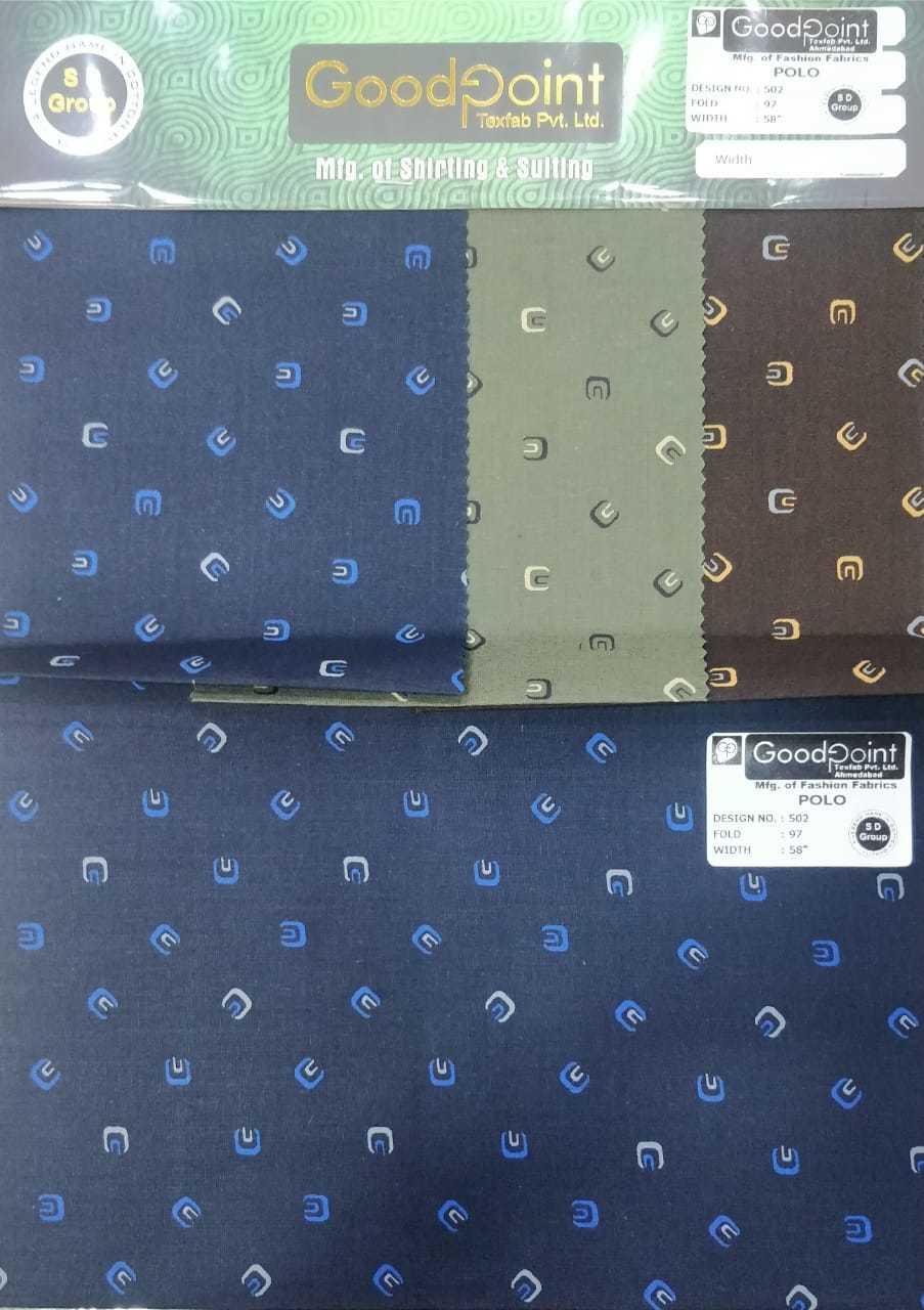 Polo Barmuda Fabric - Fabric, 58" Inch Length X 58" Inch Width | Washable, Printed Texture, 3 Color Options, 97 Fold Strength, Plain Style