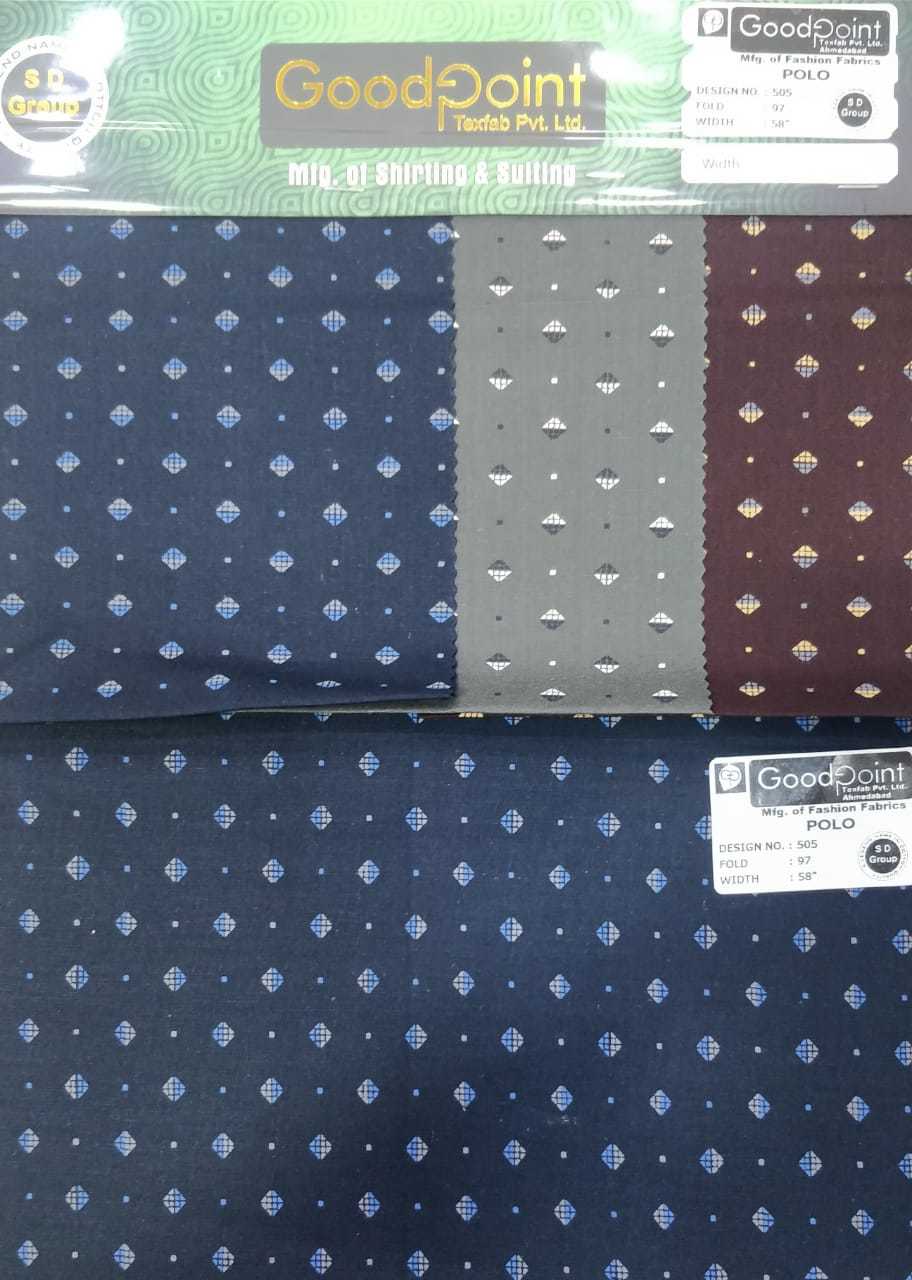 Polo Barmuda Fabric - Fabric, 58" Inch Length X 58" Inch Width | Washable, Printed Texture, 3 Color Options, 97 Fold Strength, Plain Style
