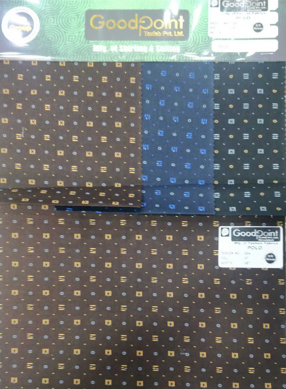 Polo Barmuda Fabric - Fabric, 58" Inch Length X 58" Inch Width | Washable, Printed Texture, 3 Color Options, 97 Fold Strength, Plain Style