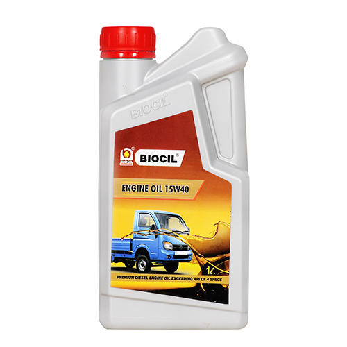 Biocil 15w40 Multigrade Engine Oil - Api Cf 4/sj | Formulated For Diesel Engines, Reduces Oil Consumption, Superior Shear Stability