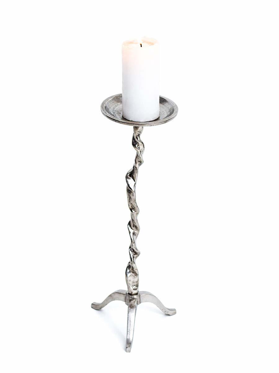 Brass Two Small Round Candle Holder