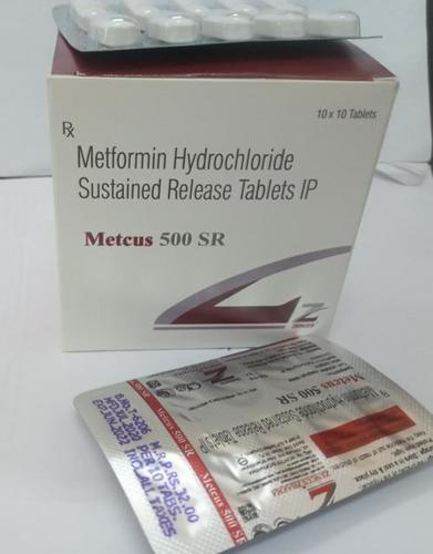 Metformin - 500 Mg Sustained Release Tablets | Supports Blood Sugar Control, Prevents Complications Such As Kidney Damage and Nerve Problems