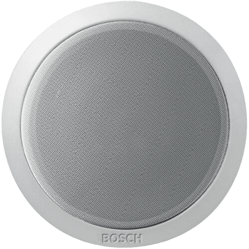 Bosch Lcz-um12-in 12w Ceiling Speaker - Perforated Metal Grille, 200mm Diameter, Off-white Color | Clear Sound, Easy Installation, High Ceiling Suitability