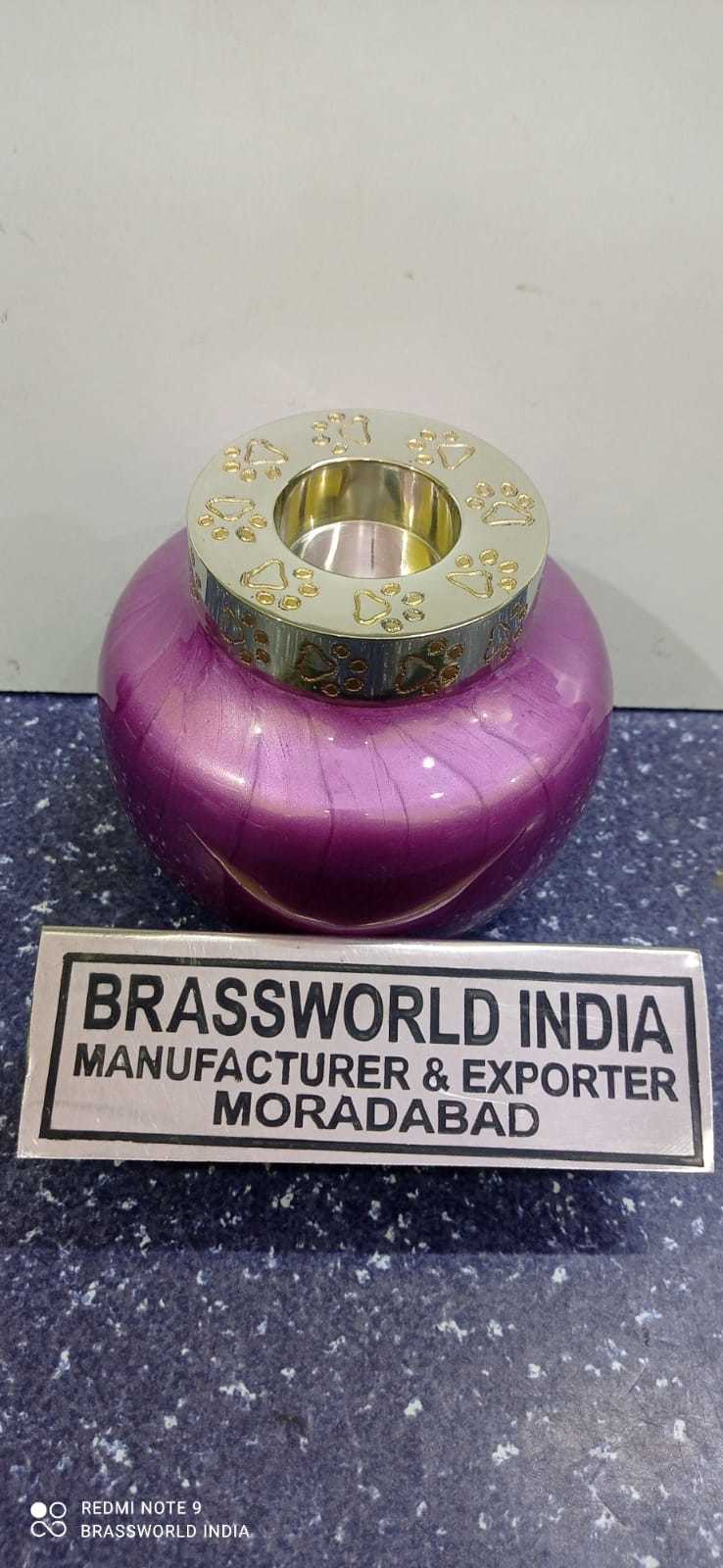 Silver Pet Paw Engraved Tea Light Pet