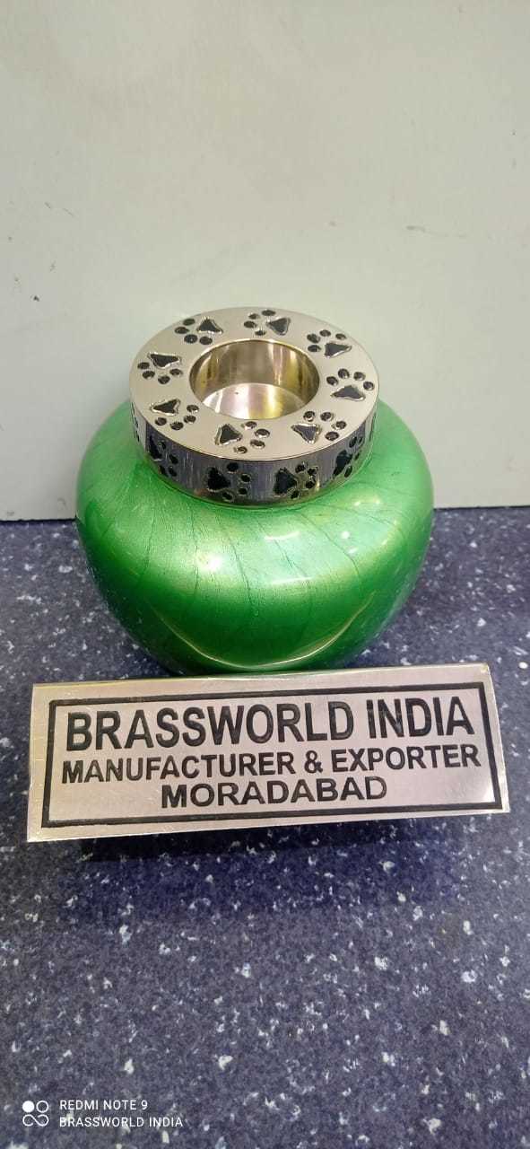 Black Pet Paw Engraved On Top Pet