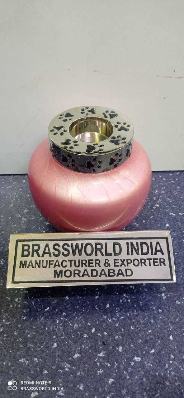 Black Pet Paw Engraved On Top Pet