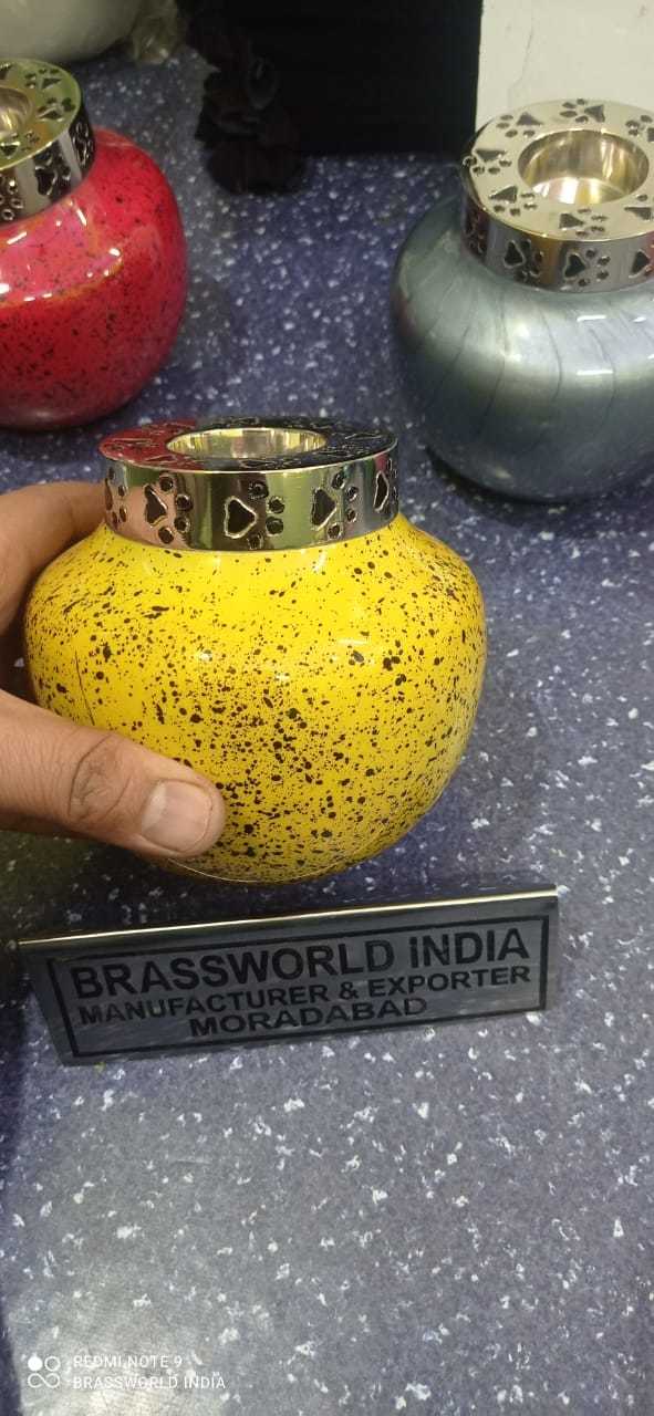 Green Tea Light Candle Pet Paw Engraved