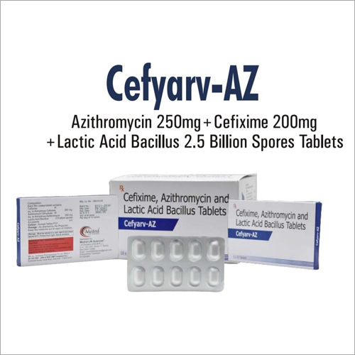 Cefixime Azithromycin Tablet General Medicines