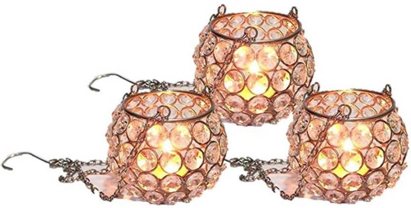 Copper Cage Candle Holder