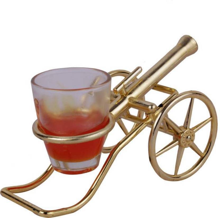 Vintage Brass Fingergrip Candle Holder