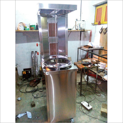 Cylinder Shawarma - Stainless Steel, 68x24x30 Inches | Electric Power Source, Perfect for Hotels and Restaurants