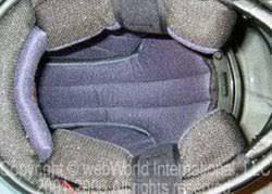 Foam Laminated Helmet Lining Fabric - Color: Royal Blue