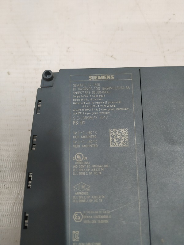 Siemens 6es7 523-1bl00-0aa0 S7-1500 Digital In-/output Module