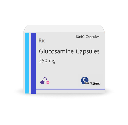 Glucosamine Capsule - 250mg, 500mg | Joint Pain Relief, Vitamin C Fortified for Tissue Repair and Wound Healing, 60-240 Capsules