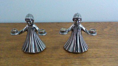 Brass Doll Candle Holder