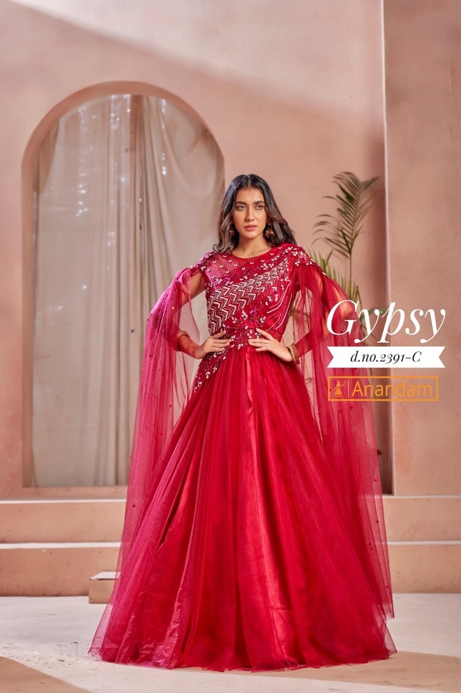 Long Gown Decoration Material: Stones