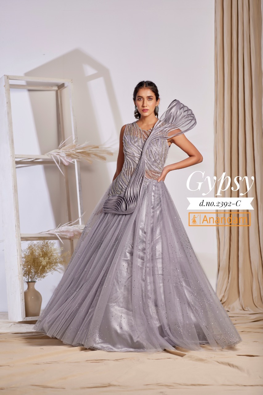 Long Gown Decoration Material: Stones