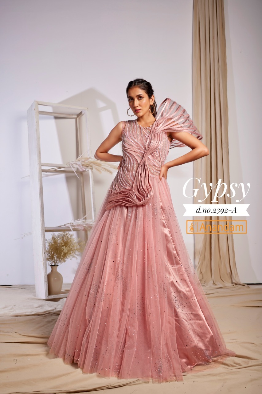 Long Gown Decoration Material: Stones