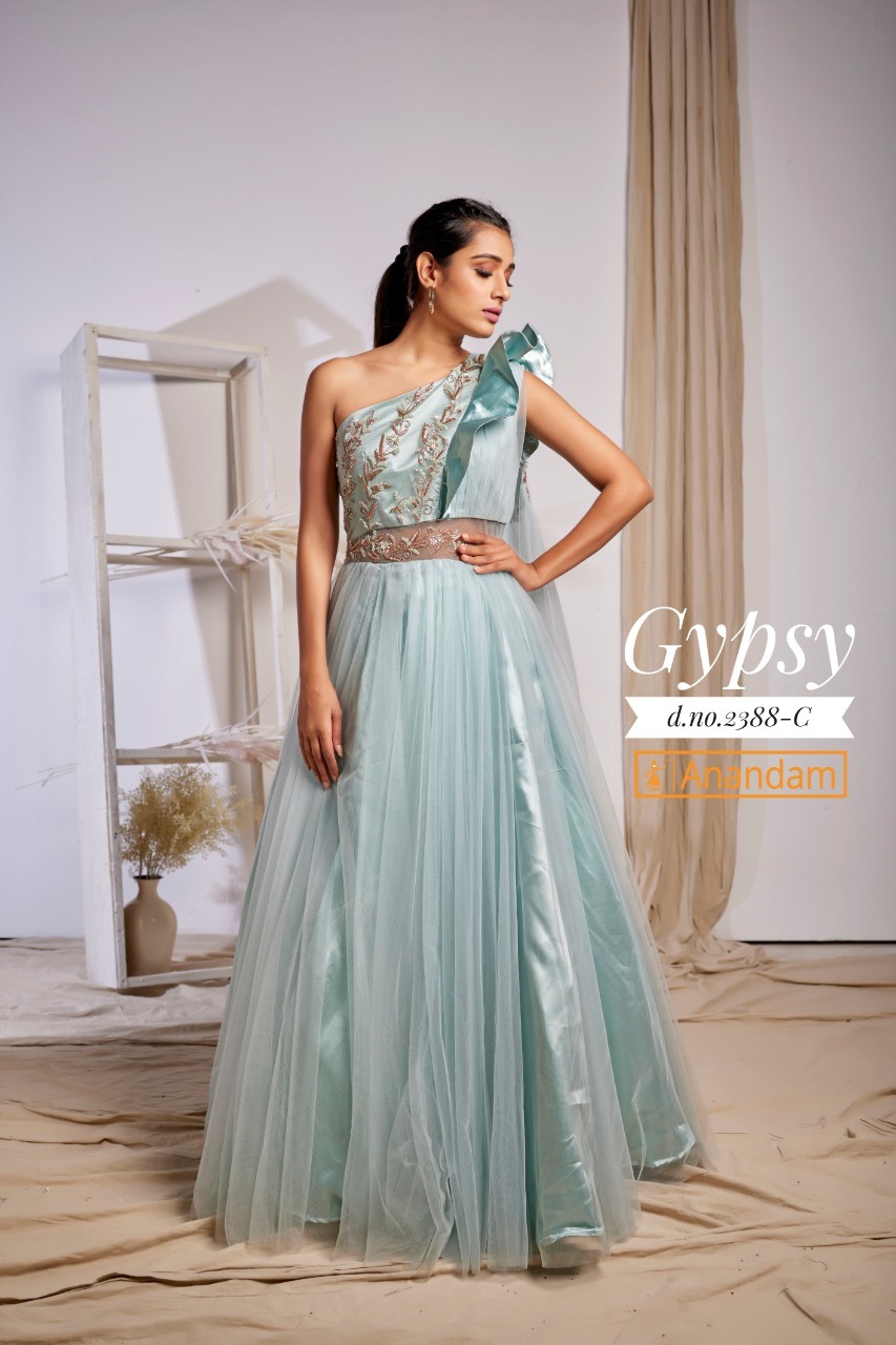 Long Gown Decoration Material: Stones