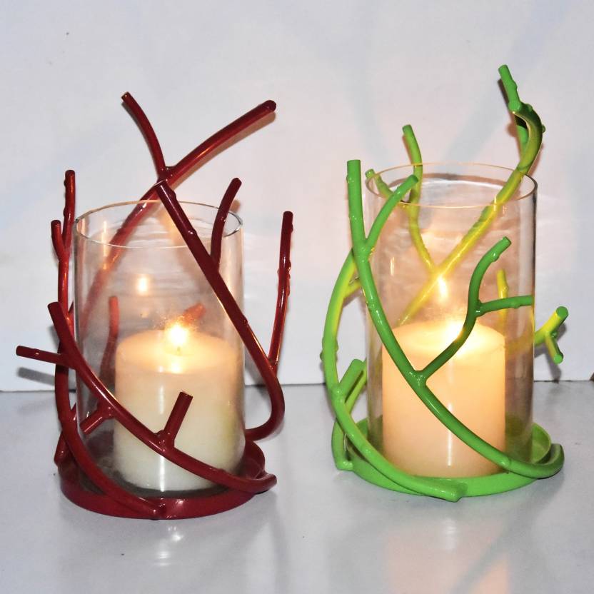 Brass Lantern Tea Light Candle Holder