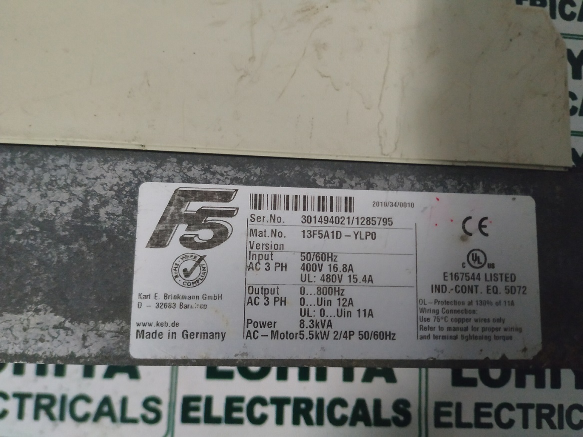 Keb 13f5a1d-ylp0 Servo Drive