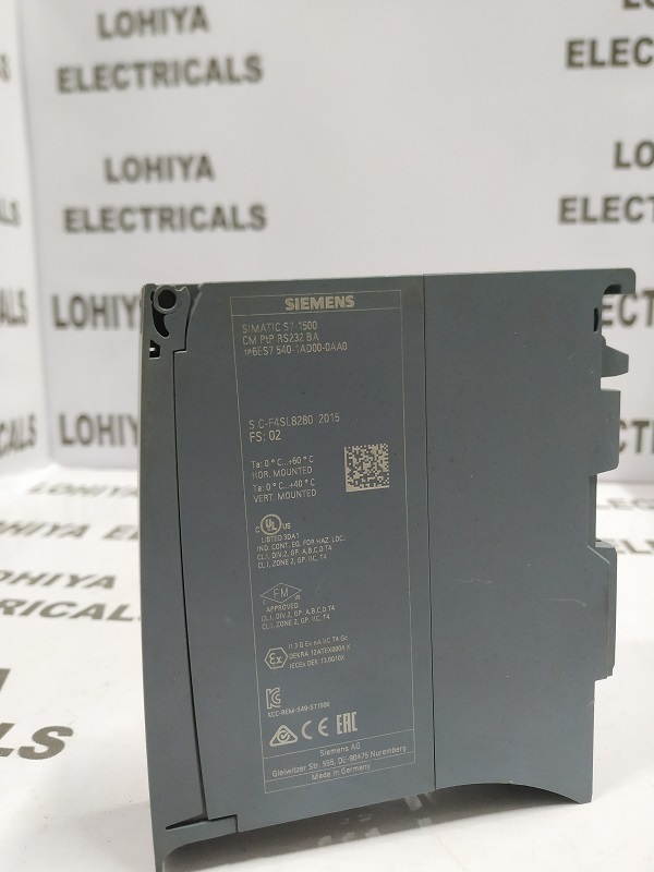 Siemens 6es7 540-1ad00-0aa0 Communication Module