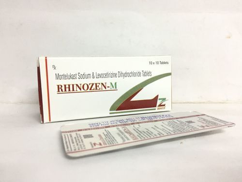 मॉन्टेलुकास्ट 10mg + लेवोसेटिरिज़िन डाइहाइड्रोक्लोराइड 5mg