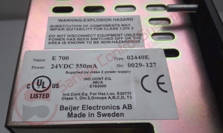 Mitsubishi Beijer E700 Plc Hmi Operator Interface