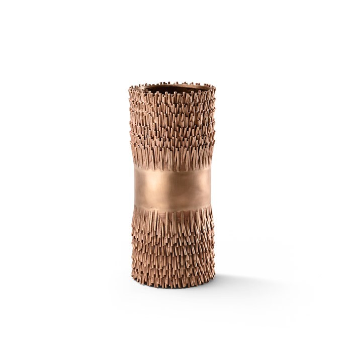 Brass Lining Candle Holder
