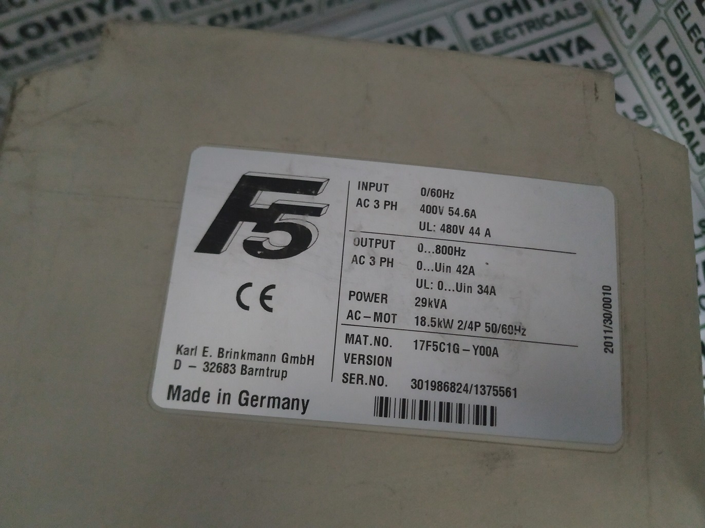 Keb 17f5c1g-y00a Servo Drive