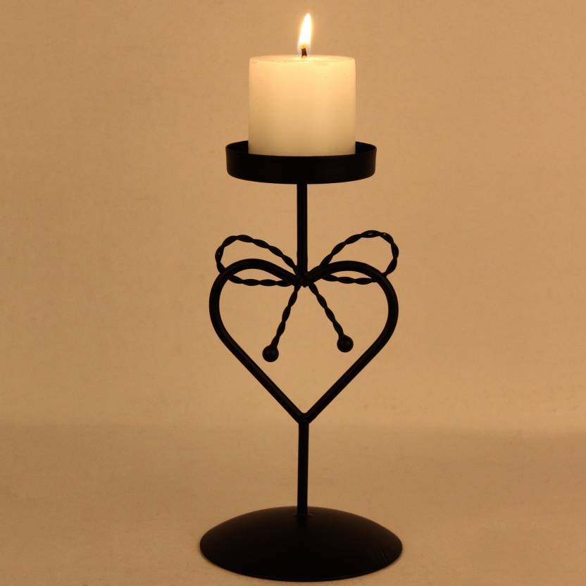 Gold Rim Candle Holder