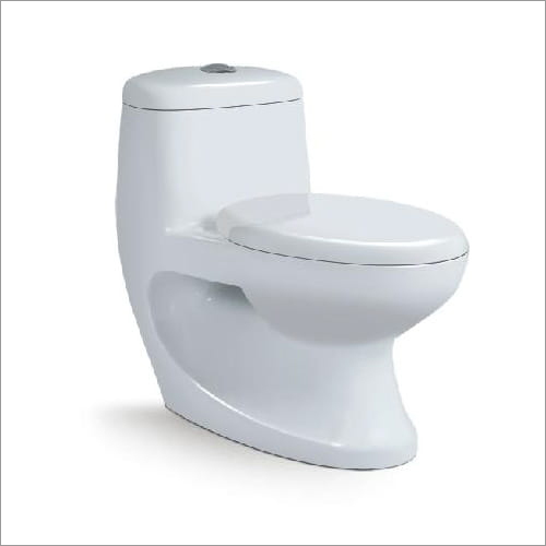 White Bathroom Ceramic Commode