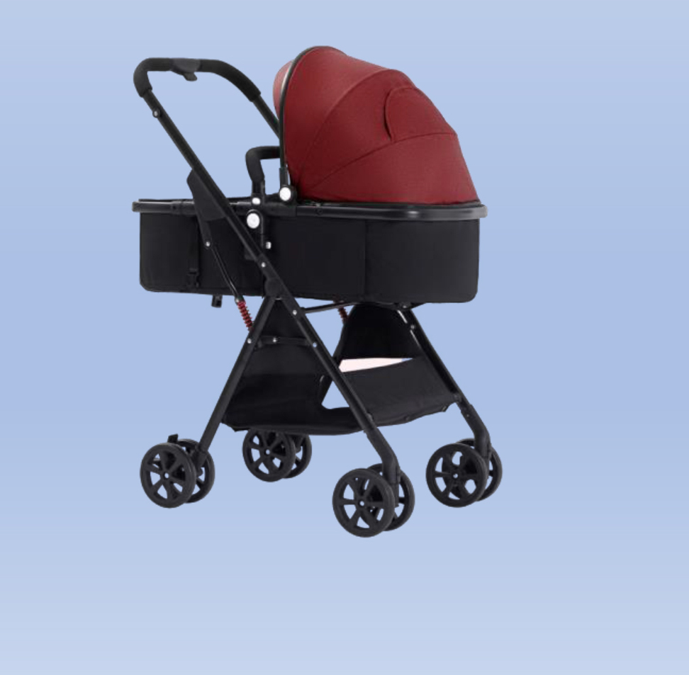 Baby Stroller A8 - Aluminum Alloy Frame, 80x54x106cm Size, Multi Color Design | Lightweight 7.5kg, Suitable For Kids Aged 3-6 Years
