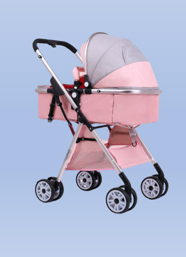 Baby Stroller A8 - Aluminum Alloy Frame, 80x54x106cm Size, Multi Color Design | Lightweight 7.5kg, Suitable For Kids Aged 3-6 Years