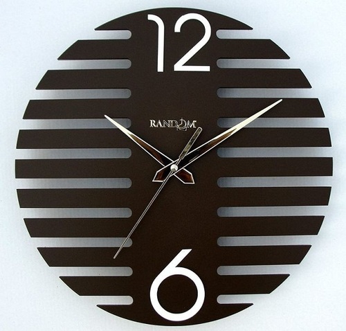 Home Decoration Wall Clock Color Of Band: Black