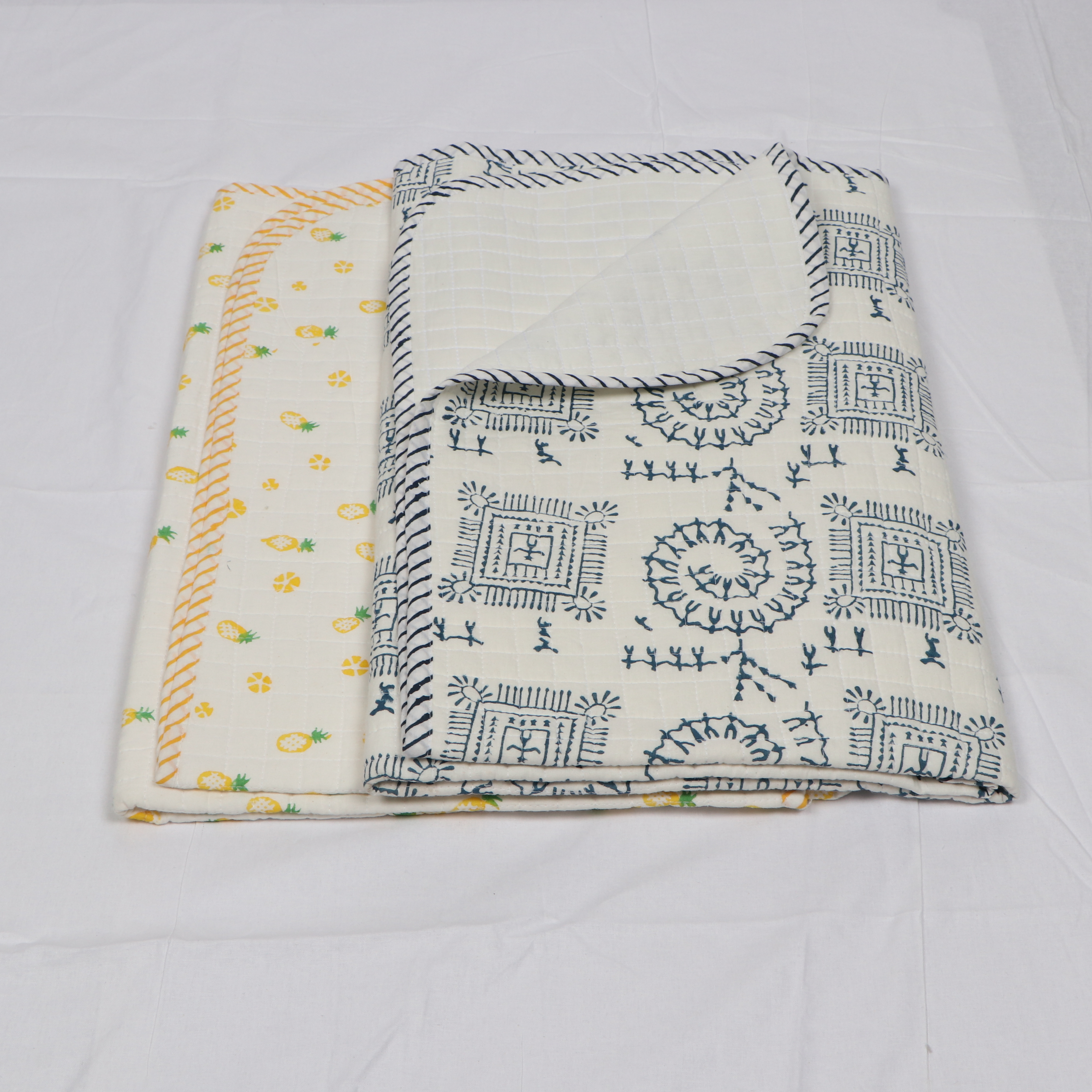 All Color Hand Block Printed Machine Baby Quilts