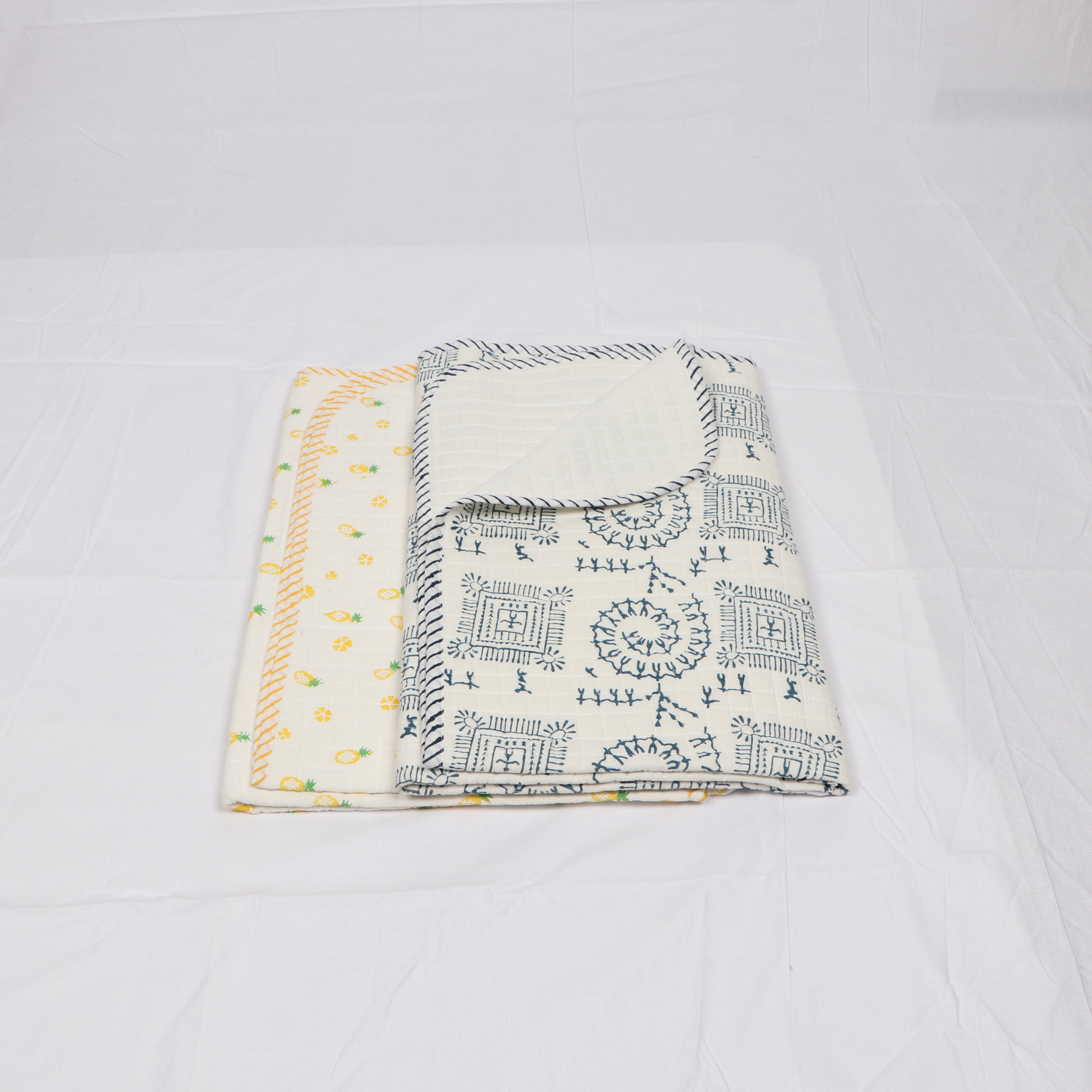 All Color Hand Block Printed Machine Baby Quilts