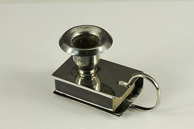 Vintage Brass Three Candle Holder Set Of Two