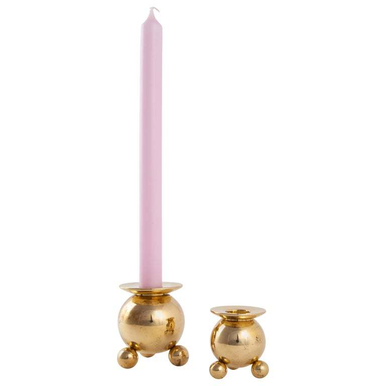 Brass Small Candlestick Holder