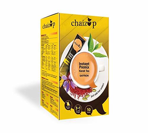 Saffron Tea Premix 140gm - Instant Premix Tea | 140g Weight, 12-Month Shelf Life, Ideal for Quick Preparation and Enjoyment