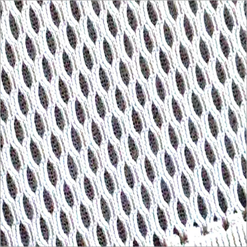 Polyester White Air Mesh Fabric - 100% Polyester, Soft Texture | High Water Resistance, Colorfastness, Shrink Resistance, Suitable For Footwear, Bags, And Medical Textiles