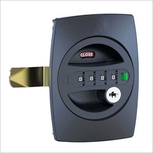 Combination Key Lock - ABS Plastic, 30-50 Packaging Size, Black and White Finish | 4-Digit Security, Personal & Public Use, Easy Password Retrieval