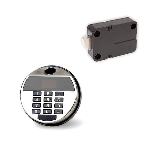Brushed Biometric Safe Lock