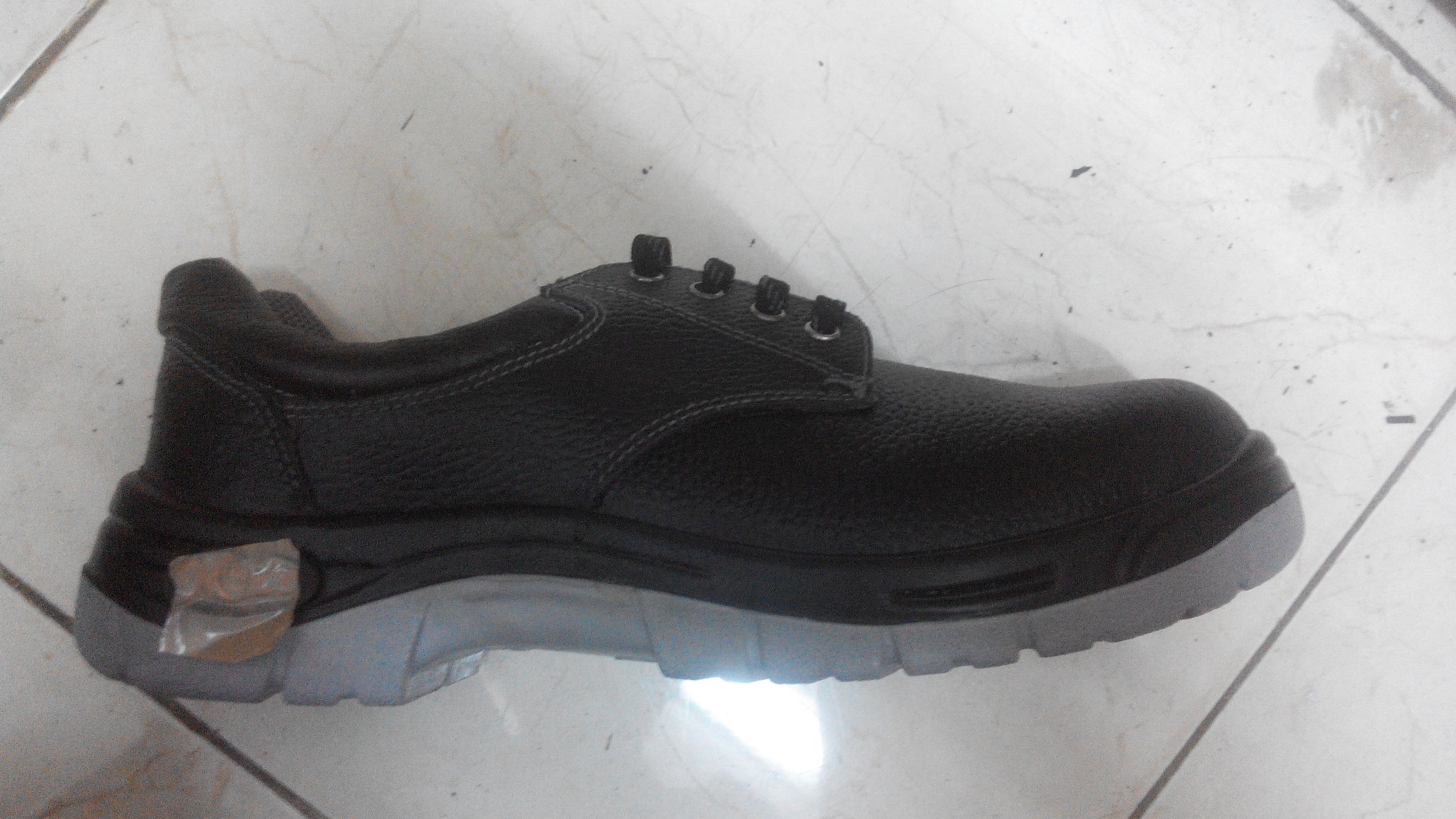 Max Dd Safety Shoes - Grain Leather Upper, Steel Toe 140j/200j, Pu Sole | Black Lace Style, Sizes 5 To 12 For Men