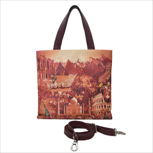 डिजिटल प्रिंटेड कैनवास बैग वजन: 250-300 ग्राम (G)